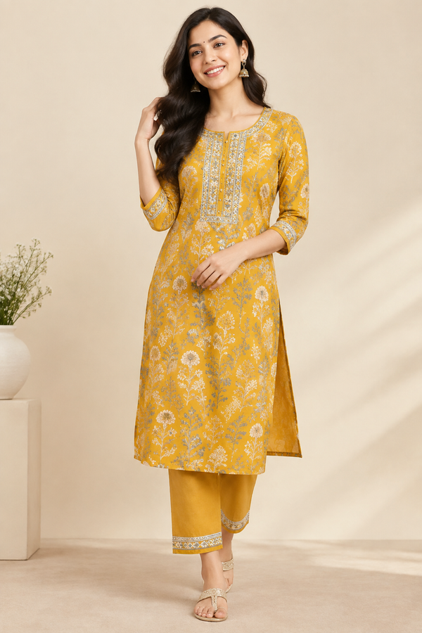 Indian Girl in Kurta Pant